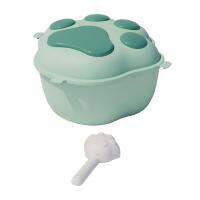 Dog ภาชนะเก็บอาหาร,กล่องข้าว,ธัญพืชปิดผนึก Can Organizer,ครัว Airtight Tank Dispenser Cat Food Storage Bucket