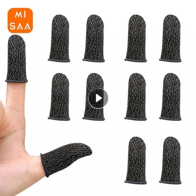Finger Cover Breathable Game Controller Finger Sleeve For Pubg Sweat Proof Non-Scratch Touch Screen Gaming Thumb Gloves