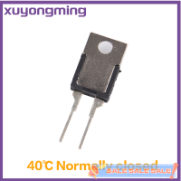 Xuyongming 20-80 ℃ ปิดเป็นปกติ NC อุณหภูมิเทอร์โมสตัทเซ็นเซอร์เปิดสวิตช์ความร้อนปกติไม่ JUC-31F KSD-01F