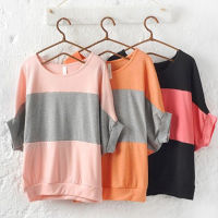 Honnyzia Shop Ladies T-shirt Short-sleeve Summer Loose Tide T Shirt Round Neck Collar Clothes Large Size