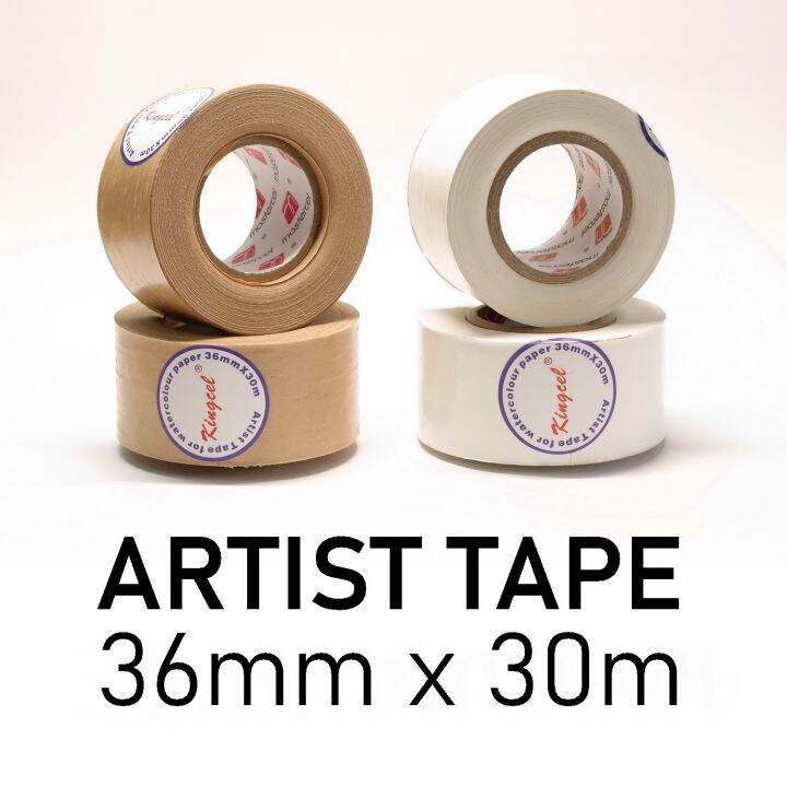 Artist Tape Watercolor Tape / Gummed Paper Tape 36mm wide x 30m 2