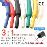 Clear 1.6mm-39mm Heatshrink Tube 3:1 Heat Shrink Tubing Waterproof Glue Lined