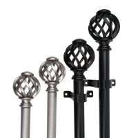 QICAI692 อะไหล่สำหรับเปลี่ยน ราวผ้าม่าน finials สไปรอล นกกรง อุปกรณ์เสริมบอลเกลียว แฟชั่นสำหรับผู้หญิง พลาสติกทำจากพลาสติก แท่งหัวหน้าต่าง ม่านตกแต่งผ้าม่าน