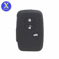 ☂✱❈ Xinyuexin silikonowe etui klucza samochodowego pokrowiec na toyotę Land Cruiser Camry Highlander korona Prado Prius klucz zdalny kurtka samochód-stying