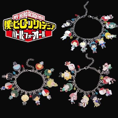 Anime My Hero Academia Bracelet Midoriya Izuku Deku All Might Boku No Charms Bangles Chain Links Women Bracelets Jewelry Gift