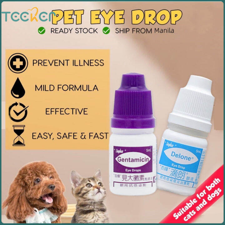 [Teeker] SINPHAR GENTAMICIN Eye Drops For Pet Prevent Irritation Remove