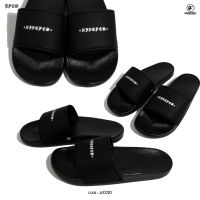 a 9FEB AX010 mini logo slide sandals แถมTOTE BAG NINEFEB xd