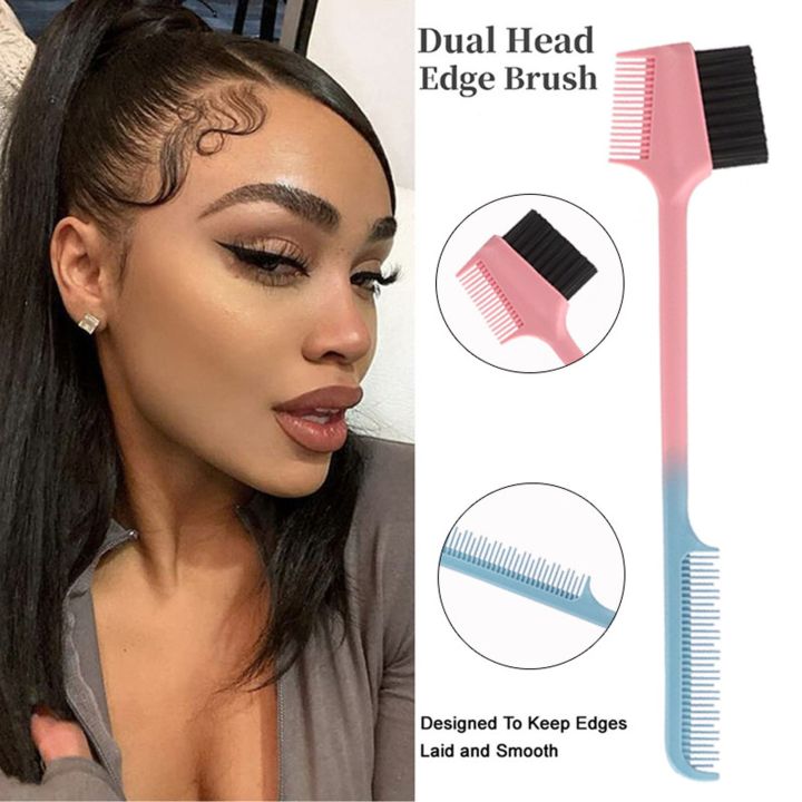 Hair Brush Set Edge Brush And Comb For Edge Control Wig & Baby Hair