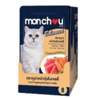 ? หมดกังวน จัดส่งฟรี ? ยกโหล monchou MB (มองชู) อาหารแมว อาหารเปียกแมว อาหารซอง บรรจุ 80g x 12 ซอง บริการเก็บเงินปลายทาง