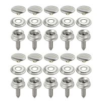 30PCS Snap Fastener Stainless Canvas Screw Kit For Tent Boat Marine Upholstery Boat Cover Snap Button Fastener Kit