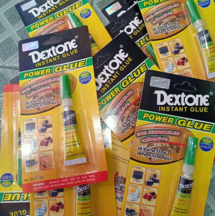 Dextone Instant Glue Power Glue Dextone Lem Super Glue Lem Besi Plastik Perekat Serbaguna Kecil