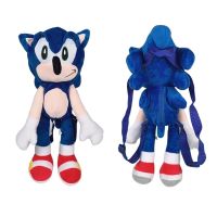 TOP☆ กระเป๋าเป้สะพายหลัง กระเป๋านักเรียน รูปตุ๊กตา Sonic The Hedgehog สําหรับเด็ก