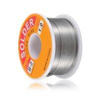 [พร้อม] 0.5/0.6/0.8/1.0มม. Rosin Core Solder 63/37ดีบุกตะกั่วสายเชื่อมเหล็กลวด Reel