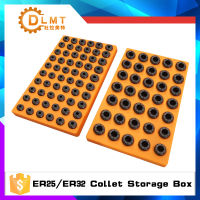 ER collet storage box 60-hole ER25 and 35-hole ER32 chuck finishing rack special hard plastic box for CNC machining center