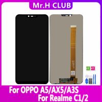 High Quality For Oppo A5 / A3S /AX5 CPH1931 CPH1959 CPH1933 CPH1935 LCD Display Touch Screen Digitizer Assembly For Realme 1/C1