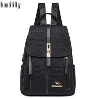 Black Multi Purpose Backpack Shoulder High-Capacity Ladies Womens Bags School Travel Bag Fashion For Girls Luxury Backpacks