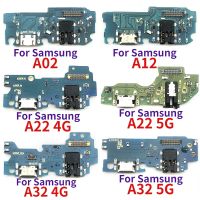 แท่นชาร์จใหม่สำหรับ A32 Samsung A02 A22 4G 5G แท่นชาร์จขั้วต่อ Micro USB M51บอร์ดไมโครโฟนสายอ่อนชาร์จพอร์ต