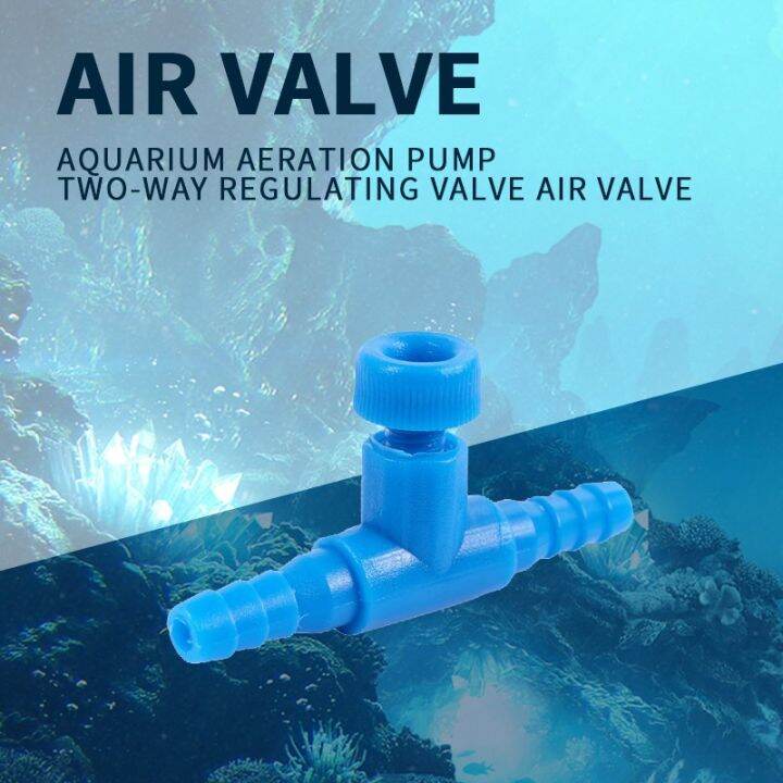 TAOTAO PETS Plastic Aquarium 2 Way Air Pump Control Valves Aquarium Air