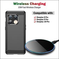 15W Universal Fast Qi Wireless Charger For Oneplus 10 Pro/9 Pro/8 Pro Phone Wireless Charging Pad With Light Indicator Gift Case