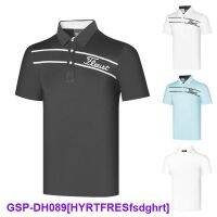 XXIO FootJoy Honma Callaway1 Titleist โอดิสซีย์ Cameron1สกอตตี้♧เสื้อยืดแขนสั้นผู้ชายกางเกงเล่นกอล์ฟใหม่ฤดูร้อนกันแดดกีฬากลางแจ้งเสื้อกอล์ฟเสื้อโปโลระบายอากาศ