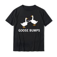 เสื้อยืดผ้าฝ้ายKawaii Goose TShirt ตลก Goosebumps Silly Goose T เสื้อผู้หญิงผู้ชาย Cal Commuter เสื้อขนาดใหญ่ Tee Camisetas เสื้อที่กำหนดเอง