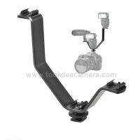 Triple Mount Hot Shoe V Mount Bracket ราคาถูก