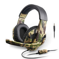 Gaming Headset Camouflage for PS4 PC Gaming Headset Subwoofer Headphones with Mic Laptop Phone noise canceling earphone