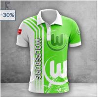 2023 new style1 ARRIVE design VfL Wolfsburg F.C 3D high-quality polyester quick drying 3D polo shirt,   style52xl (contact online for free customization of name)