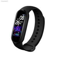 ◊▧ 1/2/3/5 Smart Bracelet M6 Heart Rate Blood Pressure Monitor Sports Fitness Wristband Tracker Smartwatches Men Kids Black