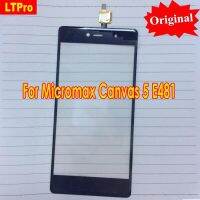 【Hot-Selling】 Umc Communication โทรศัพท์แผงกระจกด้านหน้า5 E481 Micromax Canvas หน้าจอสัมผัสสำหรับของแท้ Ltpro