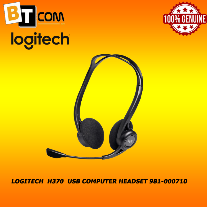 Logitech H370 Usb Computer Headset 981 000710 Lazada