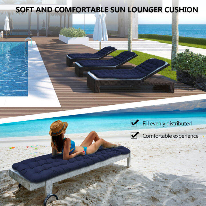 Waterproof lounger online cushions