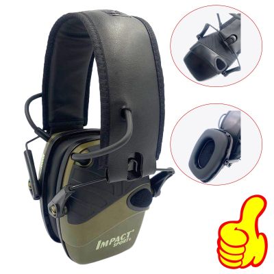 Tactical Shooting Electronic Earmuffs Shooting Headphones Noise Reduction Hearing Protection Ear Protection Outdoor Activities