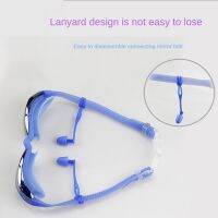 Silicone Lanyard Earplugs Anti-loss Waterproof Anti-noise Bundle Swimming Glasses Matching Protection Portable Earplug Equipment