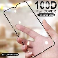 100D Full Tempered Glass Film For OPPO A36 A56 A57 A57E A58 A58X Screen Protector A76 A17 A17K A77 A95 A96 A97 Protective Glass  Screen Protectors