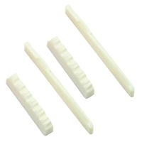 2Set Ivory Bone Bridge Saddle and Nut for 6 String Acoustic Guitar