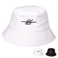 Anime Naruto Fashion Embroidery Unisex Fisherman Hat Foldable Outdoor Sunshade Beach Hat Fishing Cap