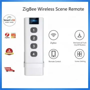 ZigBee 4 Gang Portable Scene Switch Remote