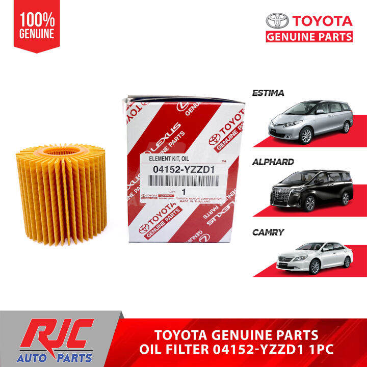 Toyota Genuine Oil Filter Element For Alphard / Camry / Estima ...