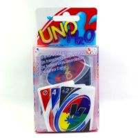 UNO H2O Cards Board Game PVC Clear Waterproof Plastic Outdoor Playing Card game Family Party Funny Table Games Gifts