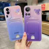 เคสโทรศัพท์มือถือ OPPO Reno10 Pro + Plus Reno8 T 8Z 8 Pro / OPPO A78 A98การ์ตูนน่ารักสร้างสรรค์4G 5G พร้อมเคสที่ใส่บัตร Colour ฝาครอบกล้องกันกระแทกเคสโทรศัพท์ซิลิโคนแบบนิ่ม