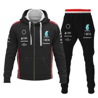 ทีมแข่ง Formula One ทีม F1 Keto แข่ง2023ฤดูชุดมอเตอร์สปอร์ตกางเกงเสื้อฮู้ดมีซิปผู้ชายเสื้อสวมศีรษะสตรีชุดลำลองฤดูใบไม้ผลิใบไม้ร่วง