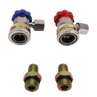 Ac Quick Coupler Connector Set R134A Manifold Gauge Low High Side Adapter Freon