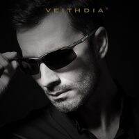 VEITHDIA แว่นกันแดดอลูมิเนียมสำหรับผู้ชาย