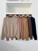 [DALKILOOK] Henne Point Round-neck Knit -  soft and comfortable - Knit wear - FREE - 1