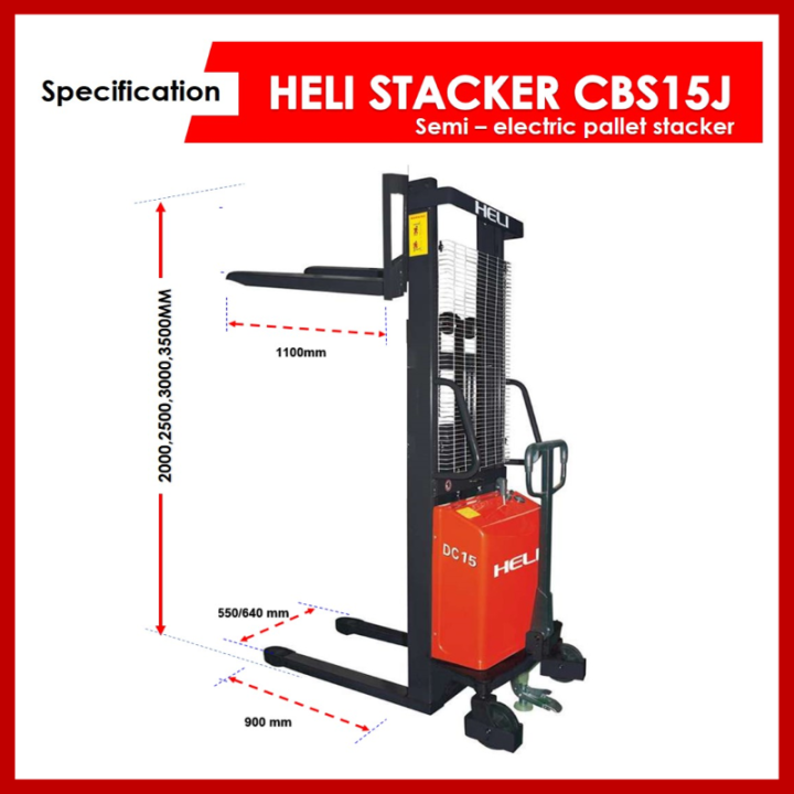 รถยกพาเลทแบบเดินลากจุงกึงไฟฟ้า-heli-cbs15j2500mmsemi-stacker-electric-pallet-truck-forkover-มีบริการจัดส่งฟรีพร้อมช่างบริการเซอร์วิสทั่วไทย