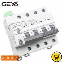 GEYA Din Rail วงจร GRD9L-R เบรกเกอร์ขนาดเล็ก GYM9 4ขั้ว AC MCB 6KA Smart MCB C Curve