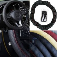 Multicolor 15 39; 39;/38cm Microfiber Breathable Anti slip Car Auto Steering Wheel Cover Glove