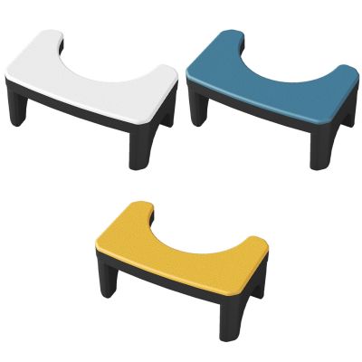 Curved Toilet Stool For Elderly And Adult - Improve Defecation With Comfort With A Comfortable Angle To Effectively