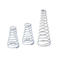 【LZ】 5Pcs Conical Cone Compression Springs Tower Springs 304 Stainless Steel Taper Pressure Spring Wire Dia1.2/1.4/1.5/1.8/2mm